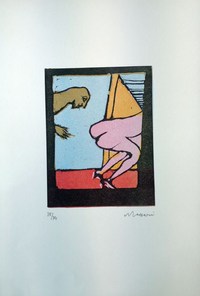 Linogravure Maccari - Omissis VIII
