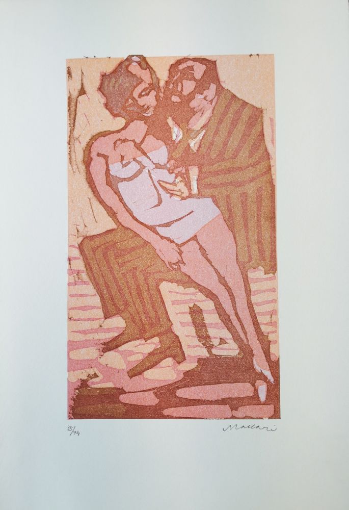 Linogravure Maccari - Omissis X
