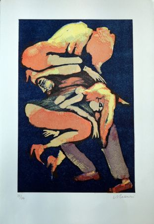 Linogravure Maccari - Omissis XI