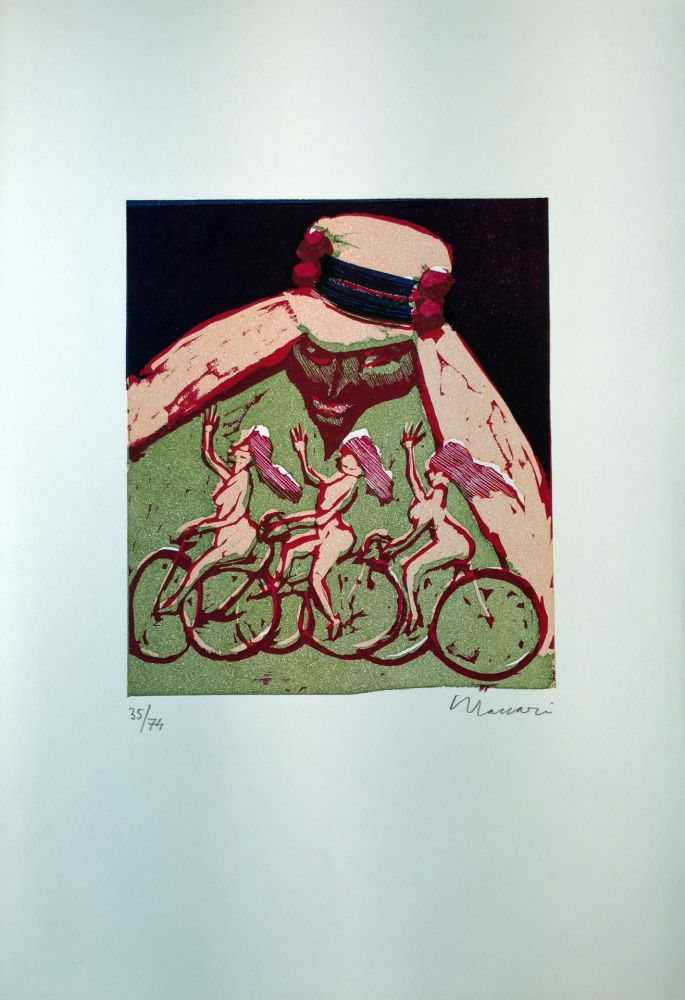 Linogravure Maccari - Omissis XIV