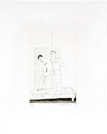 Eau-Forte Hockney - One night