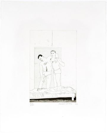 Eau-Forte Hockney - One night