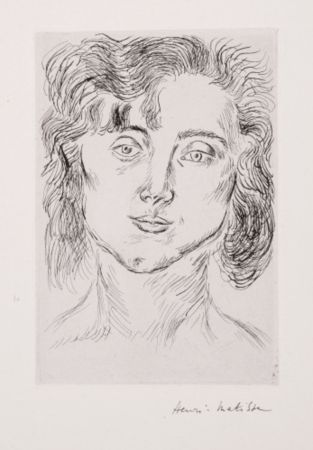 Gravure Matisse - One plate, from Cinquante Dessins (Duthuit Books 2)