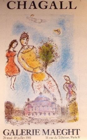Affiche Chagall - Opera garnier