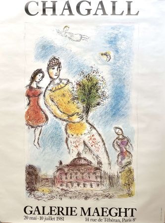 Affiche Chagall - Opéra de Paris