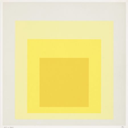 Sérigraphie Albers - Orange