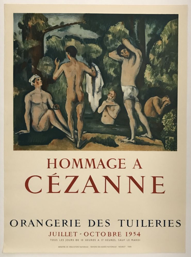 Lithographie Cezanne - Orangerie des Tuileries