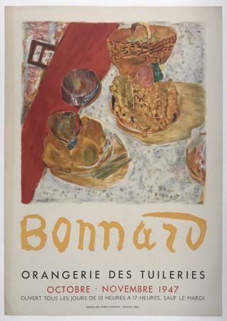 Lithographie Bonnard - Orangerie des Tuileries