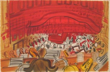 Lithographie Dufy - Orchestre