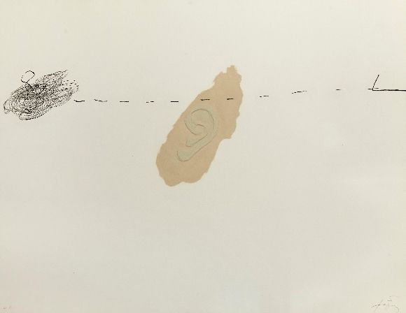 Gravure Tàpies - Orella