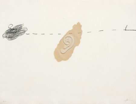 Gravure Tàpies - Orella