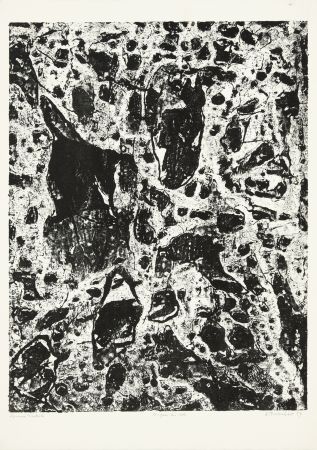 Lithographie Dubuffet - Orgues de sol