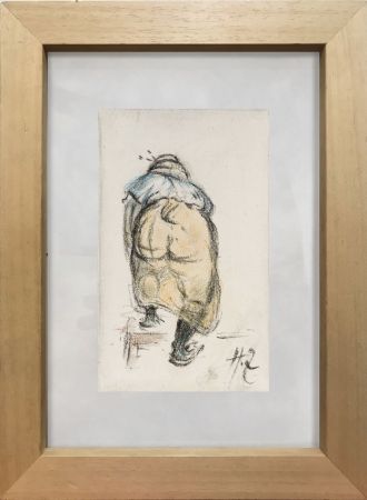 Aucune Technique Zille - ORIGINAL COLOUR DRAWING  