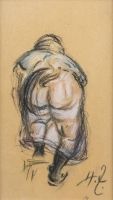 Aucune Technique Zille - ORIGINAL COLOUR DRAWING  
