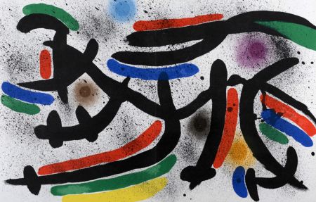 Lithographie Miró - Original Lithographie IX, 1972