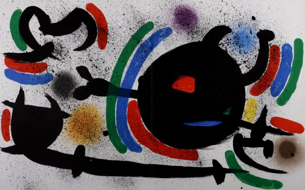 Lithographie Miró - Original Lithographie X