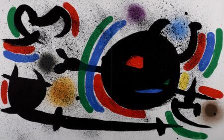 Lithographie Miró - Original Lithographie X