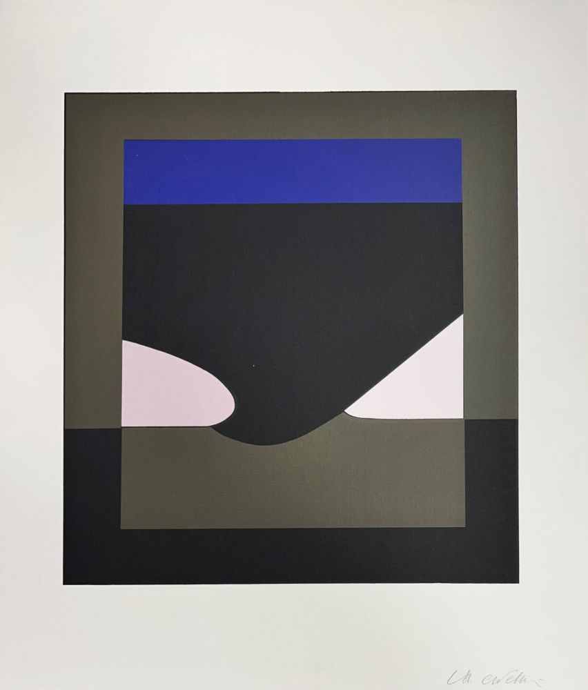 Sérigraphie Vasarely - Orom 