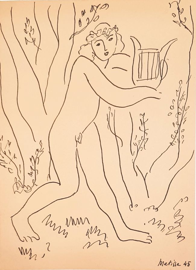 Aucune Technique Matisse - Orphée  Les Musiciens Celébres