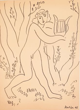 Aucune Technique Matisse - Orphée  Les Musiciens Celébres