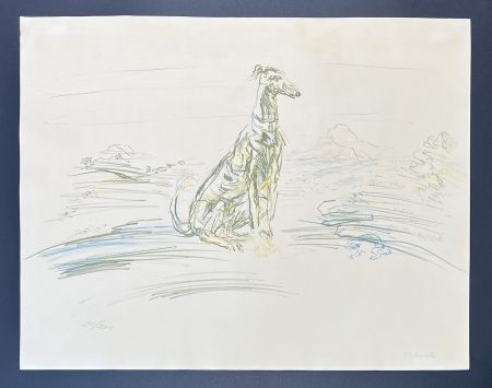Lithographie Kokoschka - Oskar Kokoschka (1886-1980) - Coloured chalk lithograph on porous paper and vélin - 1952