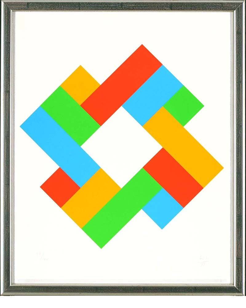 Sérigraphie Bill - O.T., Komposition, 1982