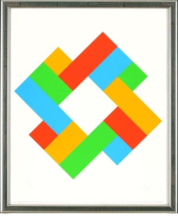 Sérigraphie Bill - O.T., Komposition, 1982