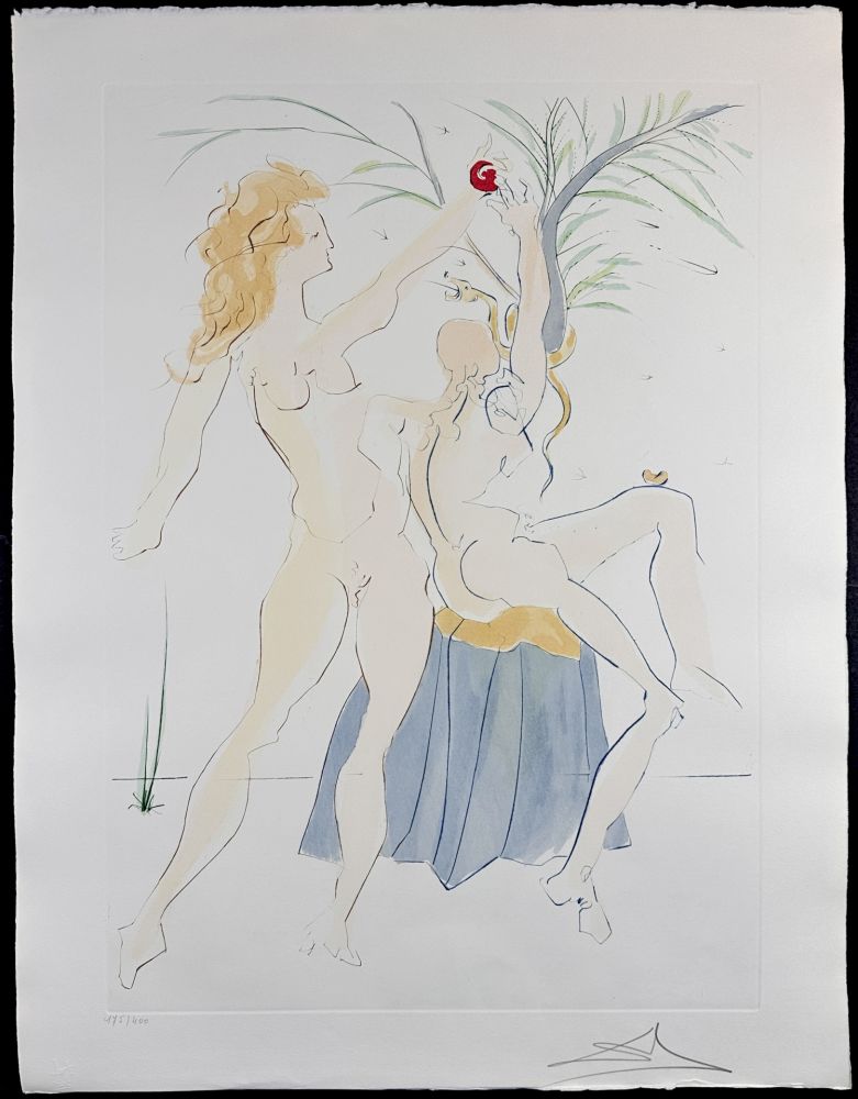 Gravure Dali - Our Historical Heritage Adam and Eve