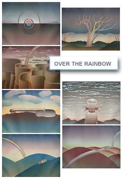 Eau-Forte Et Aquatinte Folon - Over The Rainbow (complet suite)