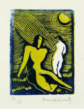 Linogravure Schmitz - Paar (Couple)