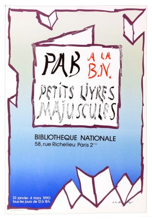 Affiche Alechinsky - PAB a la B.N