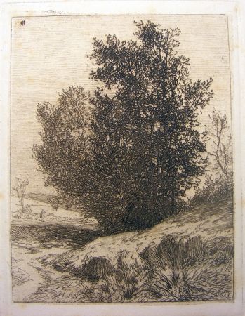 Gravure De Haes - Paisaje (Árboles)