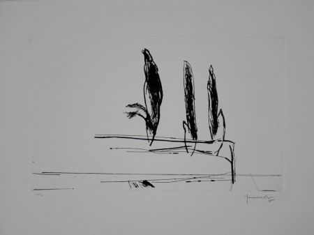 Pointe-Sèche Hernandez Pijuan - Paisatge amb xiprers VI / Landscape with Cypresses VI