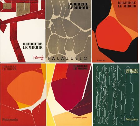 Livre Illustré Palazuelo - PALAZUELO. Collection complète des 6 volumes de la revue DERRIÈRE LE MIROIR consacrés à Palazuelo (parus de 1955 à 1978). 26 ESTAMPES ORIGINALES.