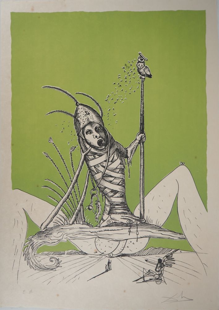 Lithographie Dali - Pantagruel : Luxure