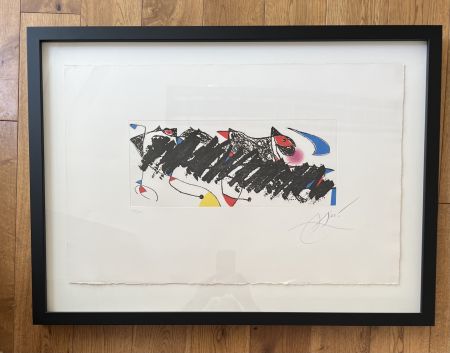 Gravure Miró -  Par-Dessus la Hai