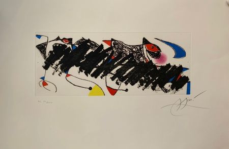 Eau-Forte Et Aquatinte Miró - Par dessus la haie