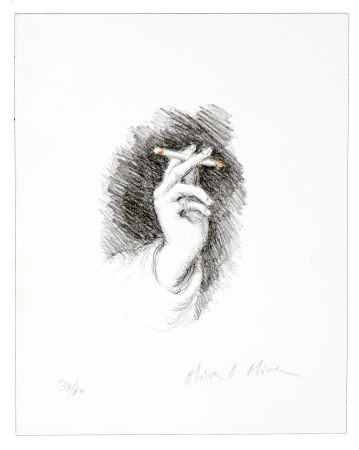 Lithographie Olivier O - Par les deux bouts