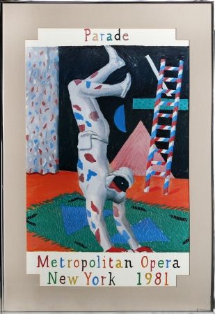 Sérigraphie Hockney - Parade, Metropolitan Opera