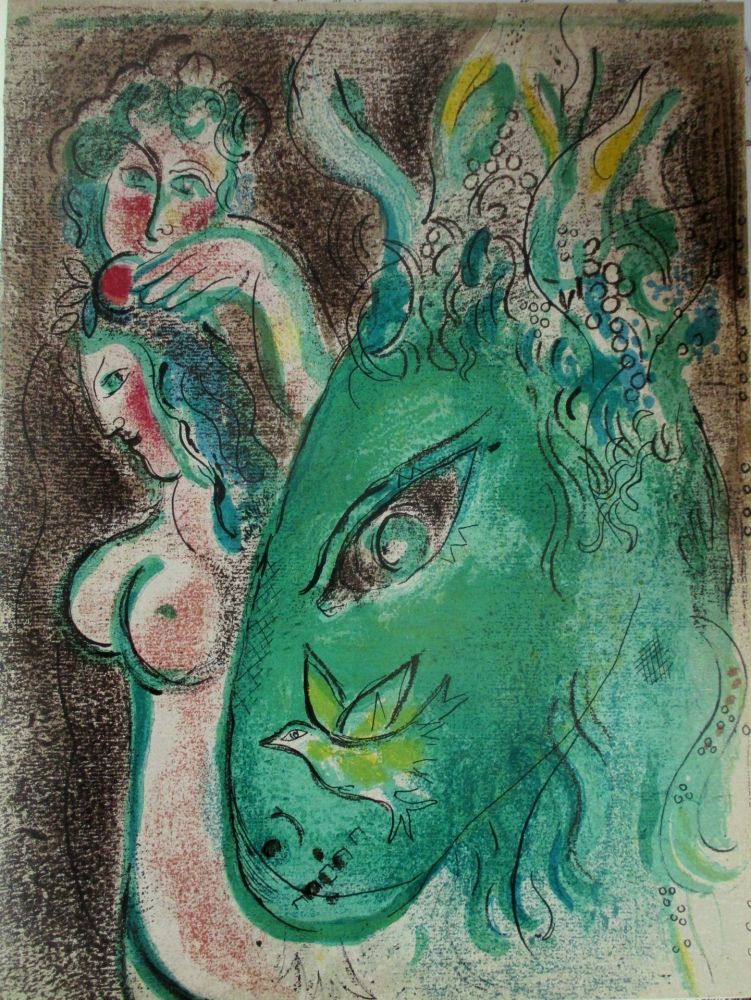 Lithographie Chagall - Paradise
