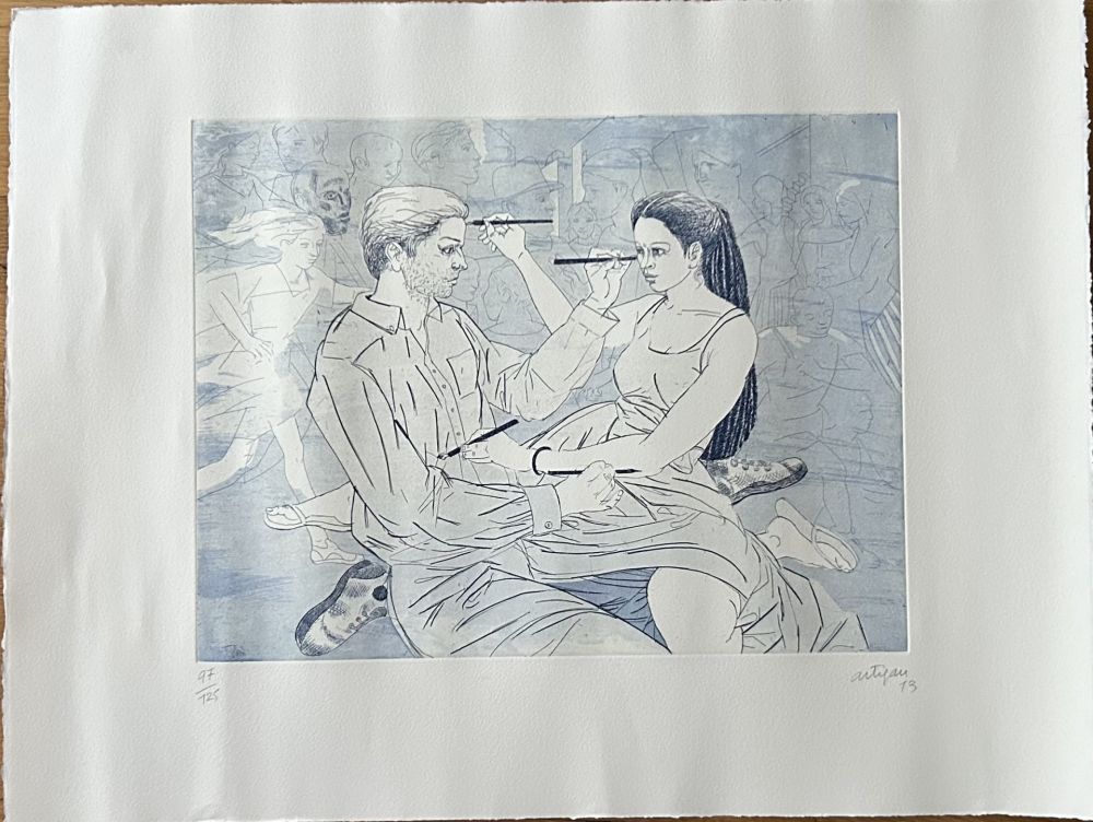 Eau-Forte Et Aquatinte Artigau - Parella