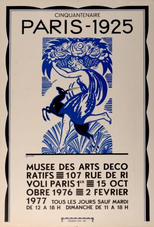 Lithographie Bonfils - Paris 1925 - Musée des Arts Décoratifs, 1976