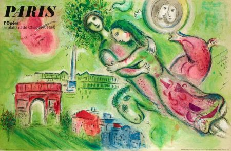 Lithographie Chagall - Paris Opera, Romeo and Juliet