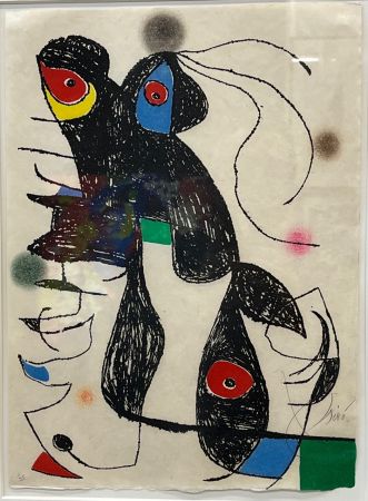 Eau-Forte Et Aquatinte Miró - Paroles peintes V