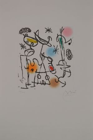 Eau-Forte Et Aquatinte Miró - Paroles Peintres III - D446