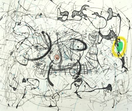 Aquatinte Miró - Passage de l'égyptienne
