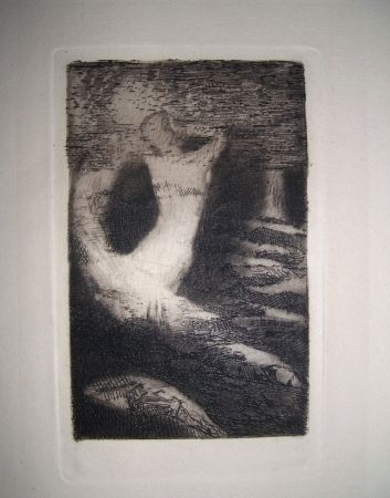 Gravure Redon - Passage d'une âme