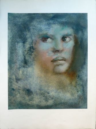 Lithographie Fini - Passager Bleu