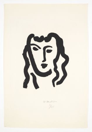 Aquatinte Matisse - Patitcha. Masque