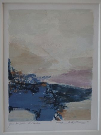 Lithographie Zao - Paysage